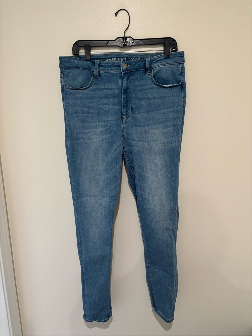 American Eagle Outfitters High-Rise Skinny Jeans - Light Blue